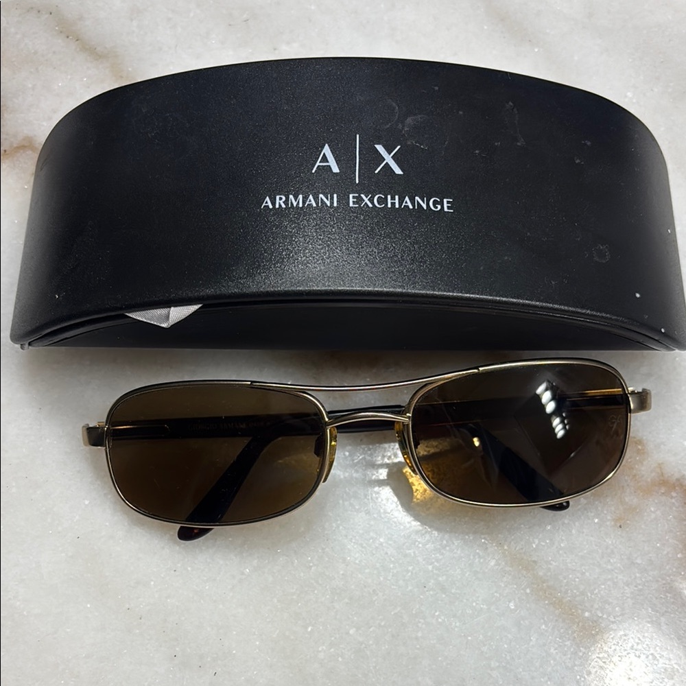 Giorgio Armani Brown Sunglasses